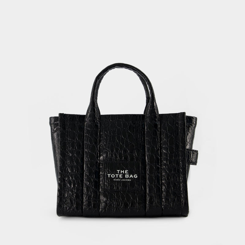 The Mini Tote Bag Croc - Marc Jacobs -  Black - Leather