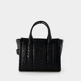 The Mini Tote Bag Croc - Marc Jacobs -  Black - Leather