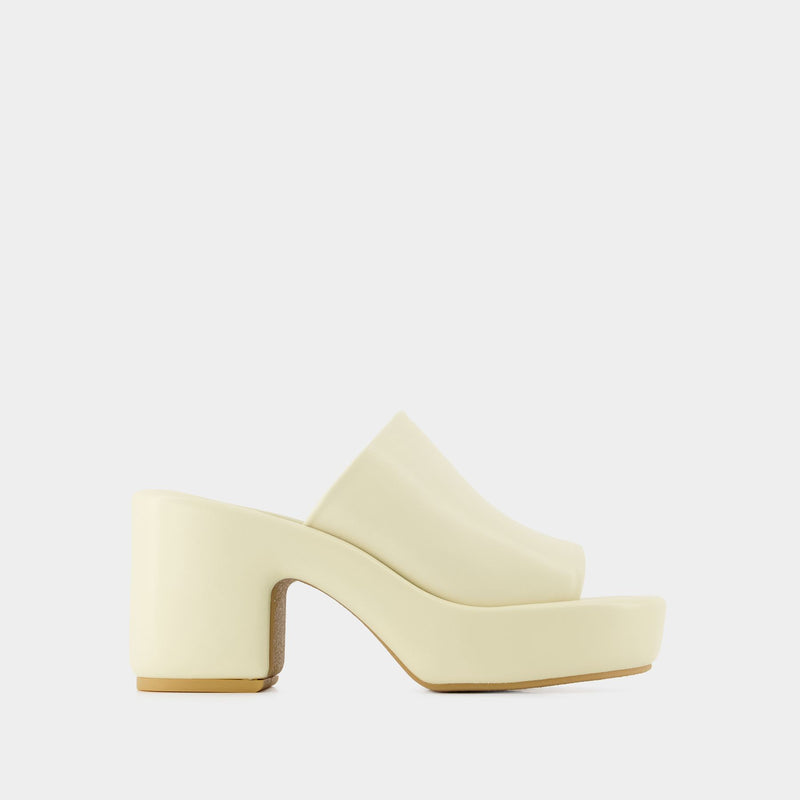 Dodie Sandals - Clergerie - Yellow - Leather