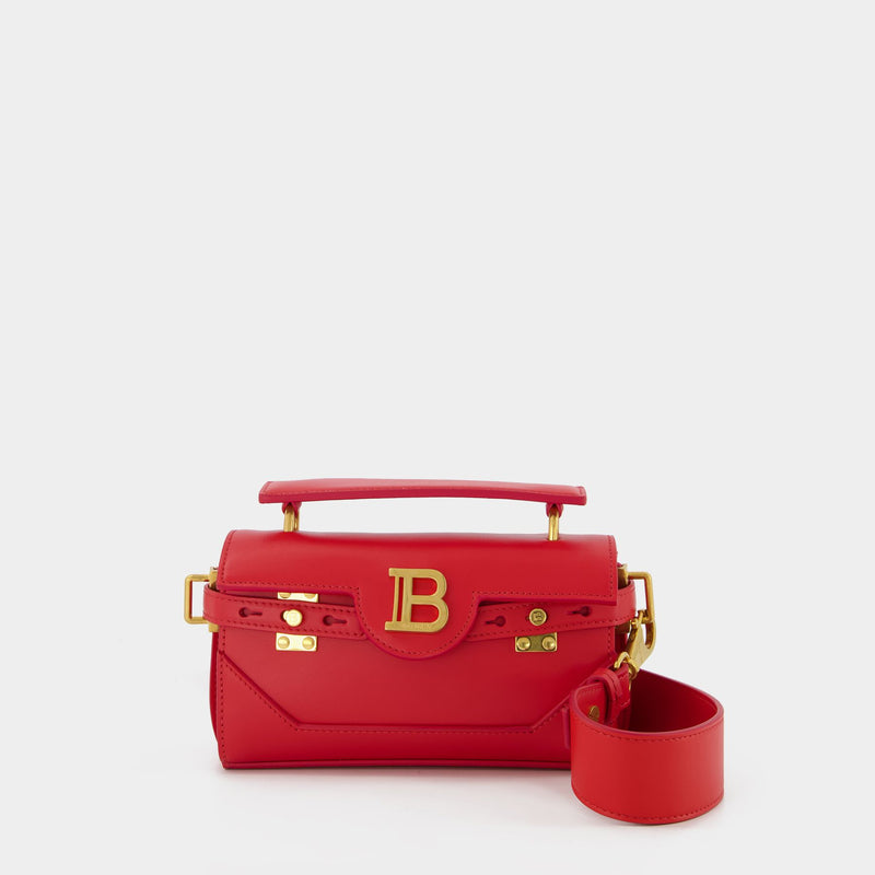 Bbuzz 19 Hobo Bag - Balmain - Red - Leather