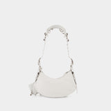 Le Cagole Sho Xs Bag - Balenciaga - Optic White - Leather