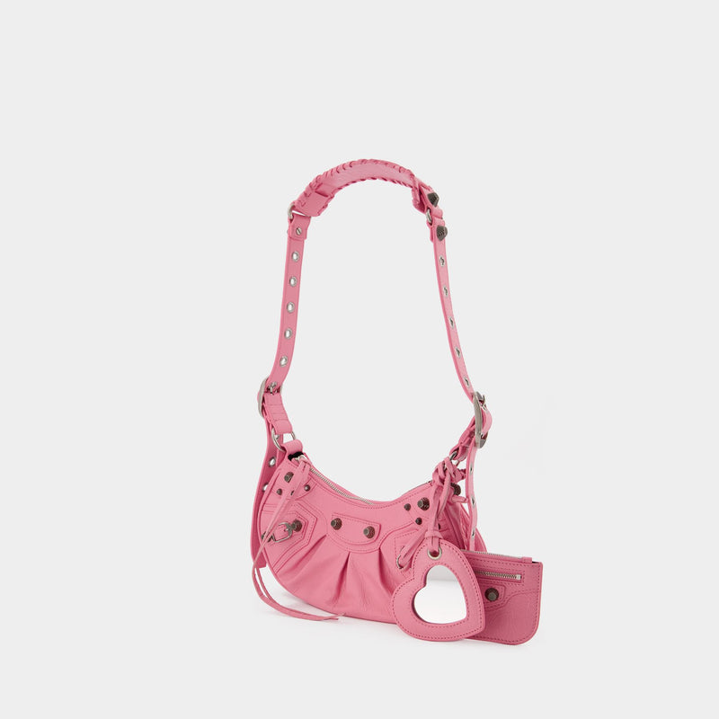 Cagole Shoulder Xs Bag - Balenciaga -  Soft Pink - Leather