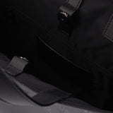 Tasche Shopper aus Leder glänzend in schwarz
