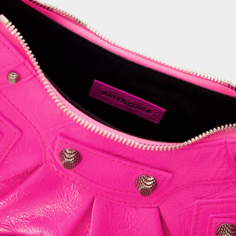 Le Cagole Sho Xs Bag - Balenciaga -  Bright Pink - Leather