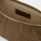 Small Croissant Crossbody  - Lemaire - Olive Brown - Leather