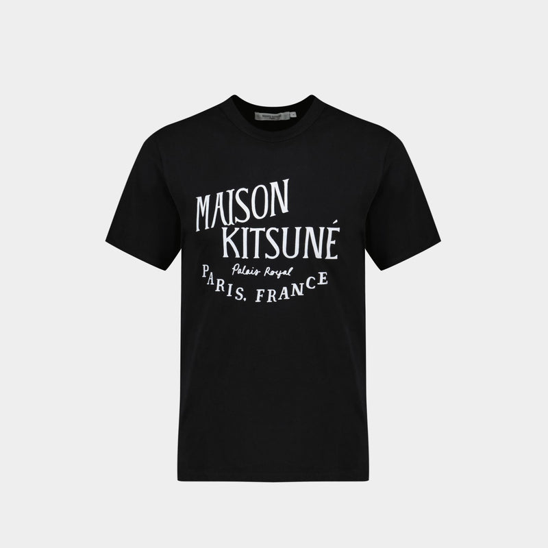 T-shirt Palais Royal aus Baumwolle in schwarz
