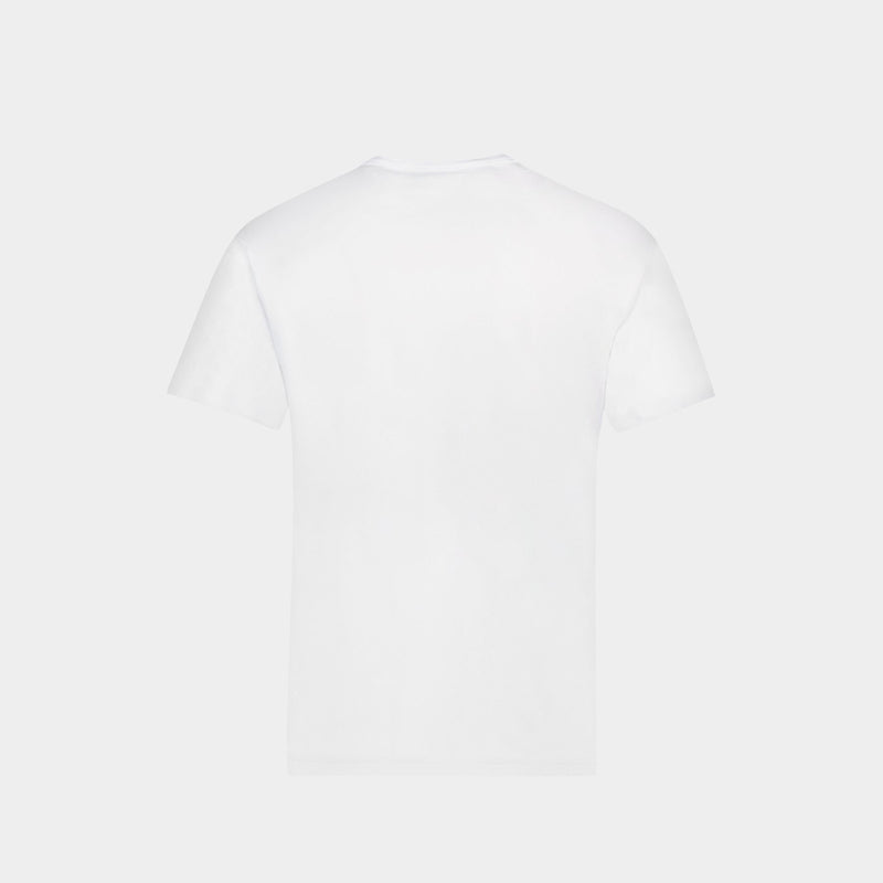 T-shirt Fox aus Baumwolle in weiß