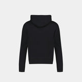 Sweatshirt à Capuche Chillax Fox aus Baumwolle in schwarz