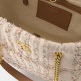 Tasche Lola Shopper aus Baumwolle in beige