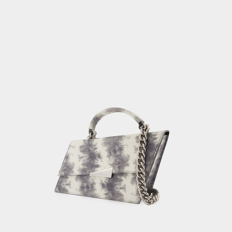 Tote Bag - Acne Studios - Off-White/Grey - Leather