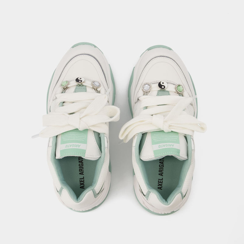 Sneakers Catfish Lo aus weißem/grünem Leder