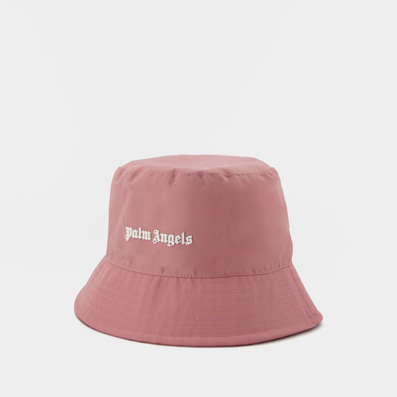 Classic Logo Hat - Palm Angels - Pink/White - Nylon