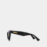 Sonnenbrille - Bottega Veneta - Acetat - Schwarz