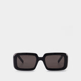 Sonnenbrille aus Azetat schwarz
