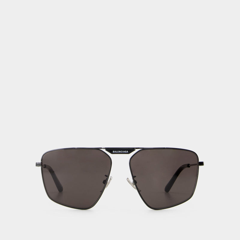 Bb0246Sa Sunglasses - Balenciaga  - Grey - Metal