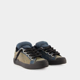 Portofino Custom Patch Sneakers - Dolce & Gabbana -  Blue - Denim
