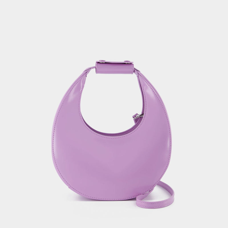 Mini Moon  Handbag - Staud - Lilac - Leather