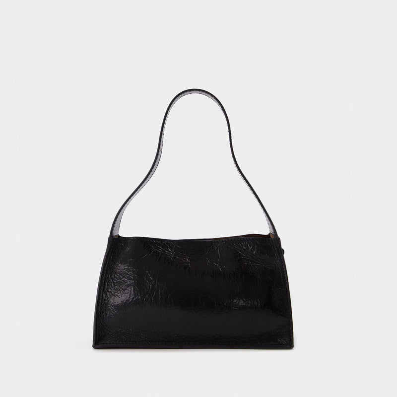 Kesme Mini-Tasche aus schwarzem Leder