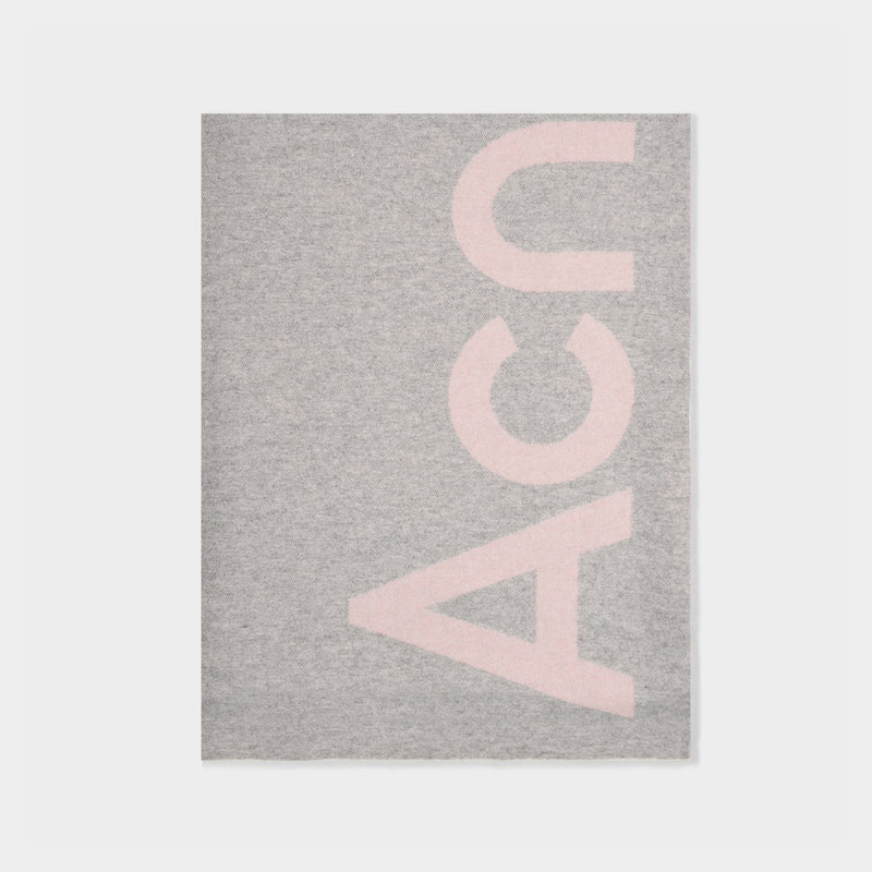 Scarf - Acne Studios - Light Pink/Grey - Wool