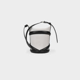 The Curve Hobo Bag - Alexander Mcqueen - White/Black - Leather