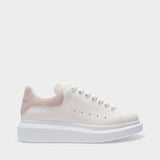 Oversized Sneakers - Alexander Mcqueen - White/Patchouli - Leather