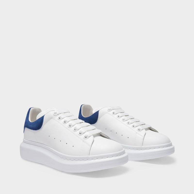 Oversized  Sneakers - Alexander Mcqueen - White/Blue Paris - Leather