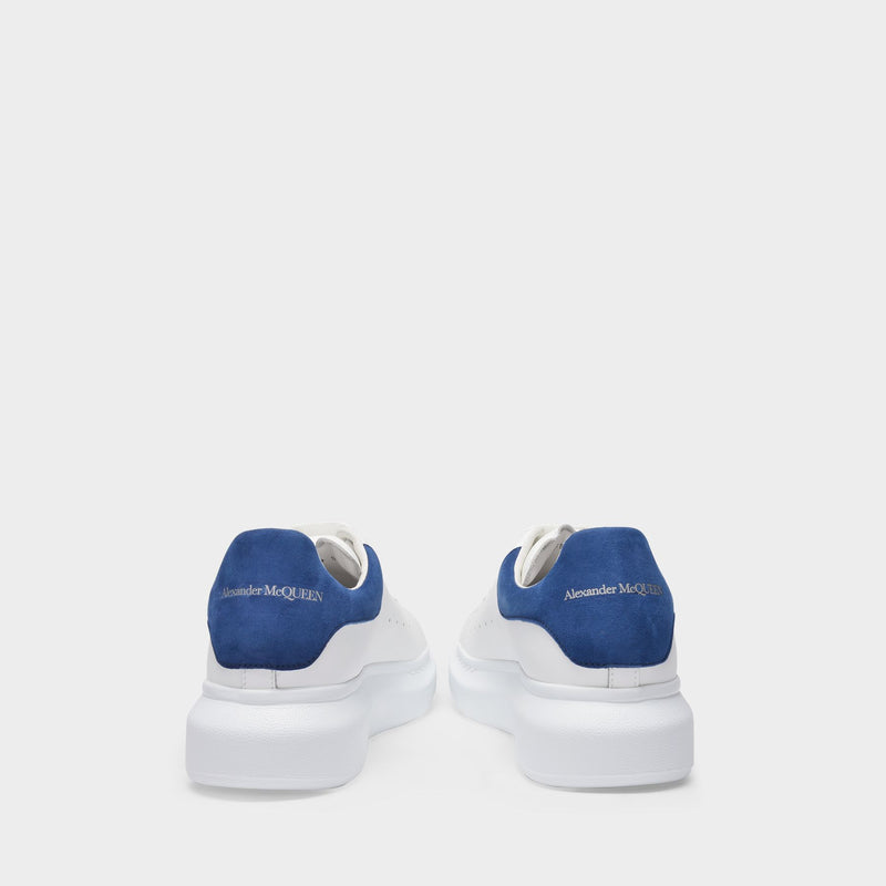 Oversized  Sneakers - Alexander Mcqueen - White/Blue Paris - Leather