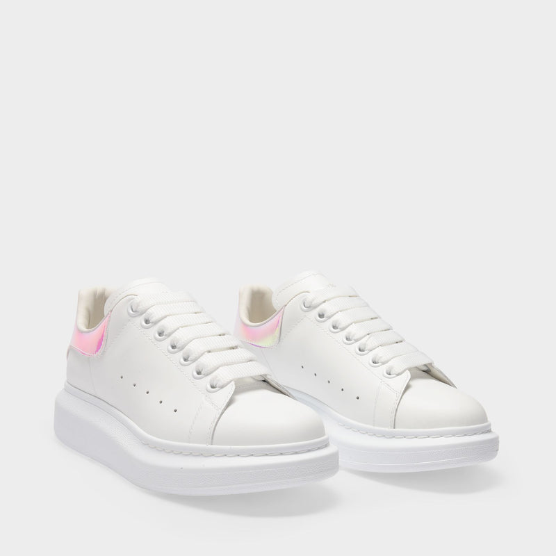 Oversized Sneakers - Alexander Mcqueen - White/Holographic - Leather