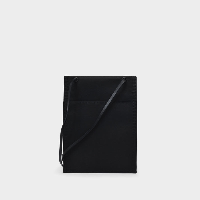 Tasche Umhängetasche aus schwarzem Polyesther