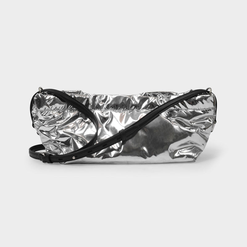 Tasche Mini Bundle aus Silber Lamé