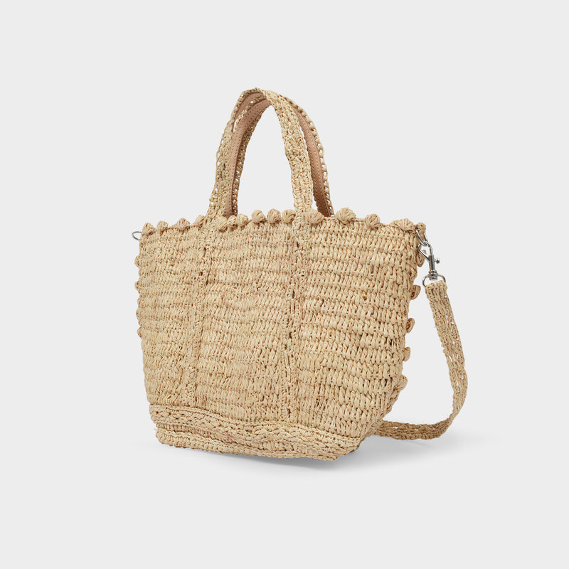 Cabas S Tote Bag - Vanessa Bruno -  Natural - Leather