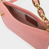 Tasche Swing Chain aus rosafarbenem Leder