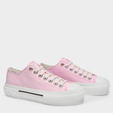 Sneakers Jack aus rosa Canvas