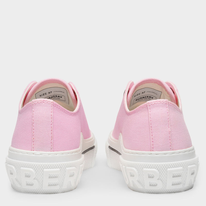 Sneakers Jack aus rosa Canvas
