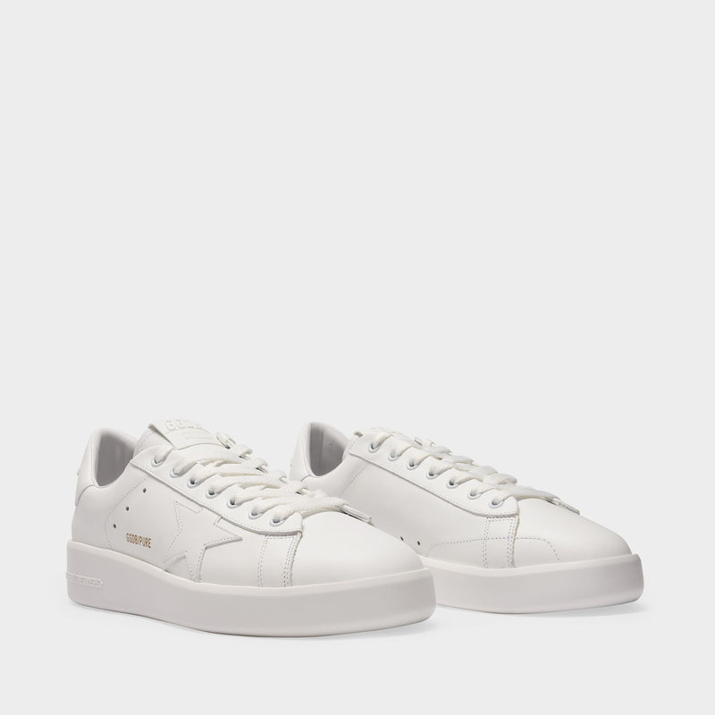 Pure Star Sneakers - Golden Goose - White - Leather