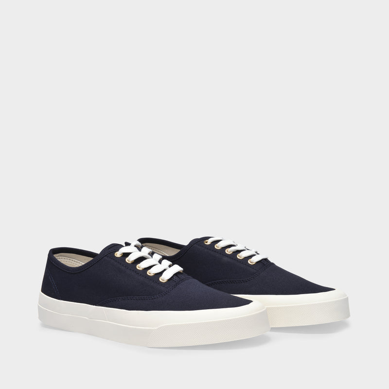 Sneakers aus Canvas de Baumwolle blau