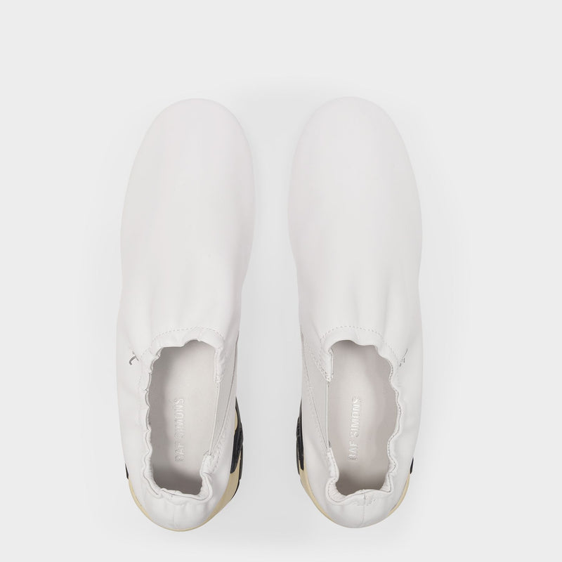 Sneakers Solaris Low aus weißem Leder