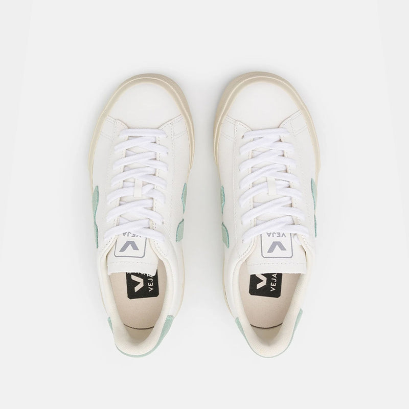 Campo Sneakers - Veja - White/Matcha - Leather
