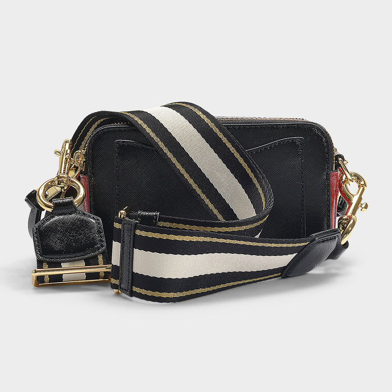 The Snapshot Crossbody - Marc Jacobs -  Black/Red - Leather