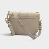Hana Small Tasche aus grauem Leder
