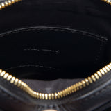 Joan Camera Tasche aus schwarzem Leder
