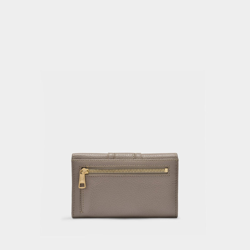 Hana Compact  Wallet - See By Chloe - Motty Grey - Leather