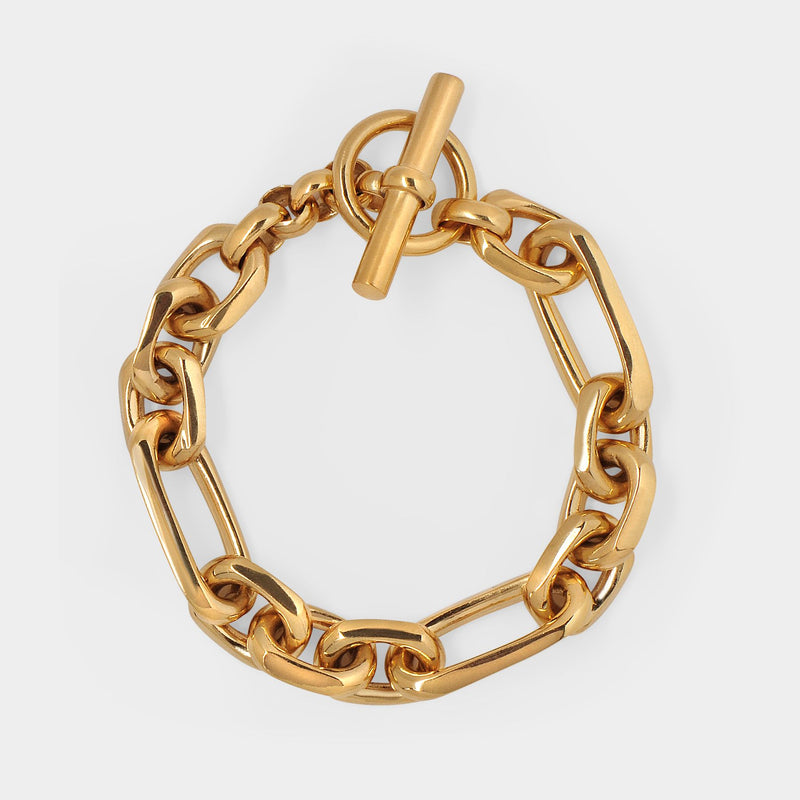 Armband Large Gold Watch Chain aus Bronze Vergoldet