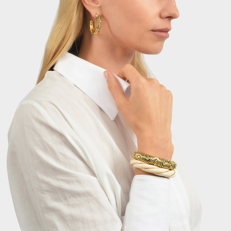 Armband Diana aus beigefarbenem Metall